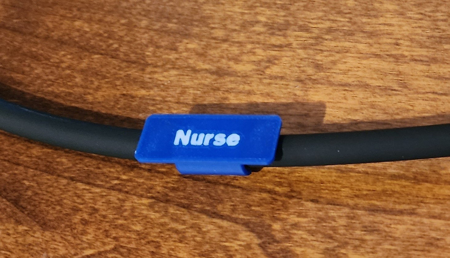 Personalized Stethoscope Name Tag Clip