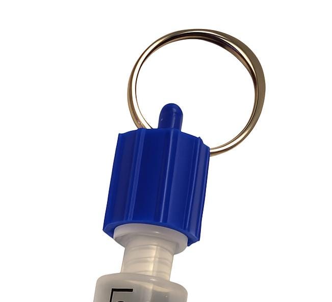 Normal Saline/Syringe Holder Clip Keychain - Nurses, Medics, and More!